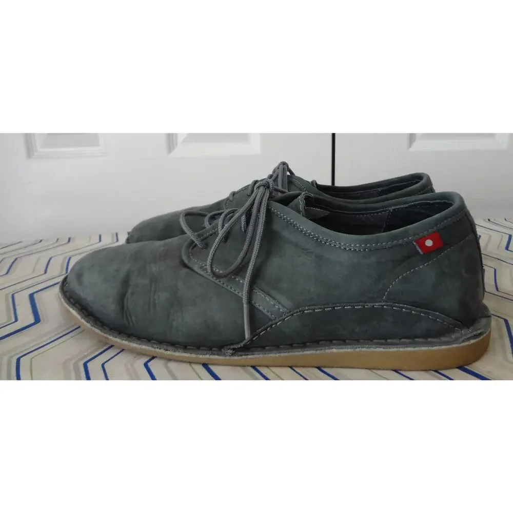 Oliberte Blue Suede Leather Oxford Ethiopia Africa Men 12 Brogue Business Casual